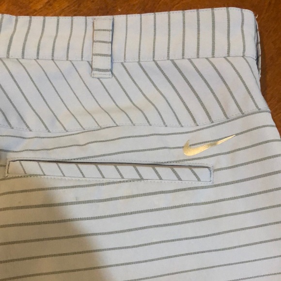 Nike Golf Tour Performance Dri Fit Striped Shorts Size 35 - Picture 3 of 6